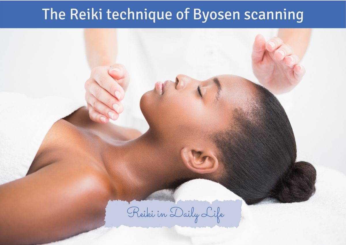 Reiki technique of Byosen scanning